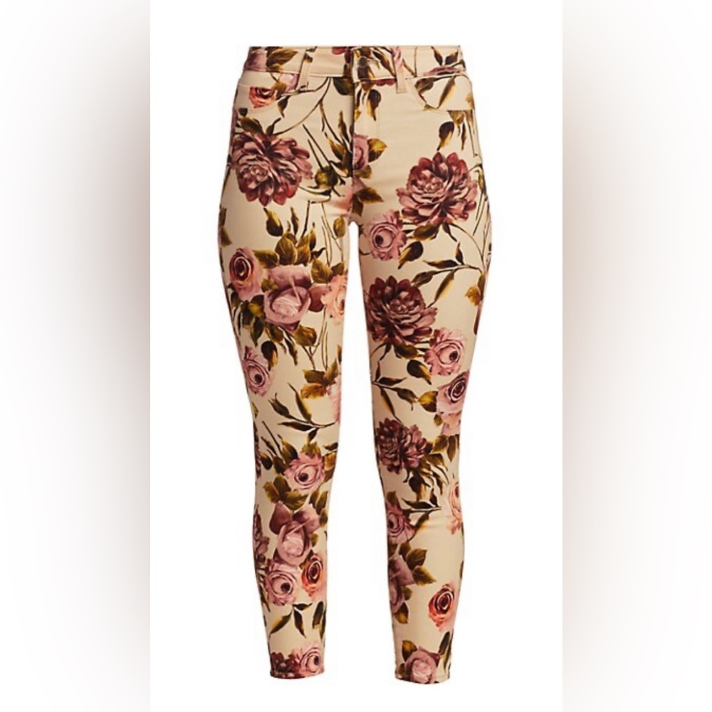 L’AGENCE Margot High Rise Floral Skinny Jeans - Picture 1 of 4